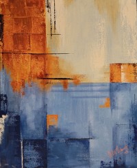 Aisha Mahmood, 18 x 24 Inch, Acrylic on Canvas, Abstract Painting, AC-AIMD-105 Aisha Mahmood, 18 x 24 Inch, Acrylic on Canvas, Abstract Painting, AC-AIMD-105